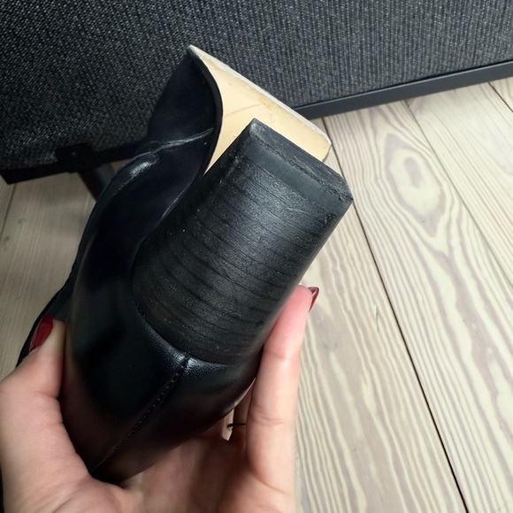 Banana Republic Black Italian Leather Ankle Boots-  Lucca Boots - Picture 11 of 15